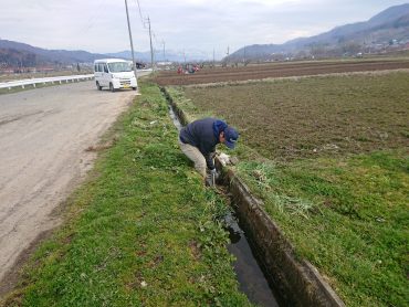 水路の掃除