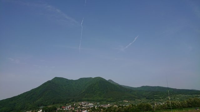 高社山 不思議な雲