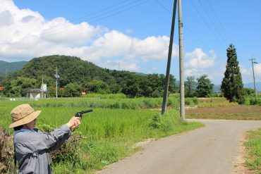 田んぼ護衛隊出動 小柳農園