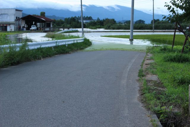 2021大雨後の田んぼ
