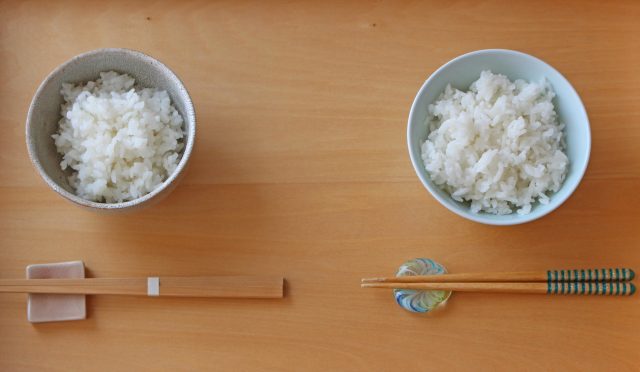 お米の食べ比べ